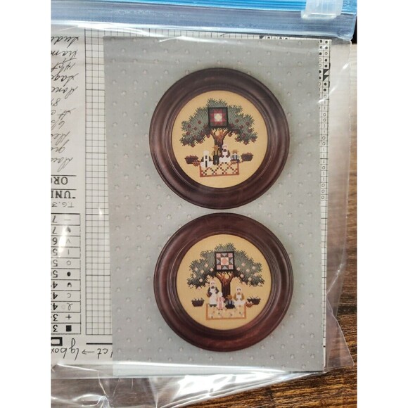 TOLD IN A GARDEN Counted Cross Stitch Chart Pattern UNDER THE ORCHARD Amish - Picture 2 of 4